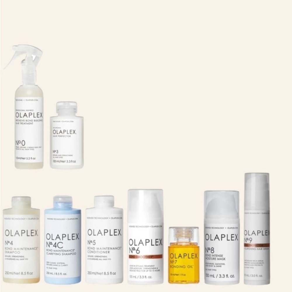 OLAPLEX Hair Repair System Set Lot Nº 0, 3, 4, 4C, 5, 6, 7, 8, and 9. Brand New